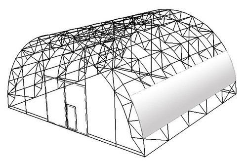 конструкция полигонального склада